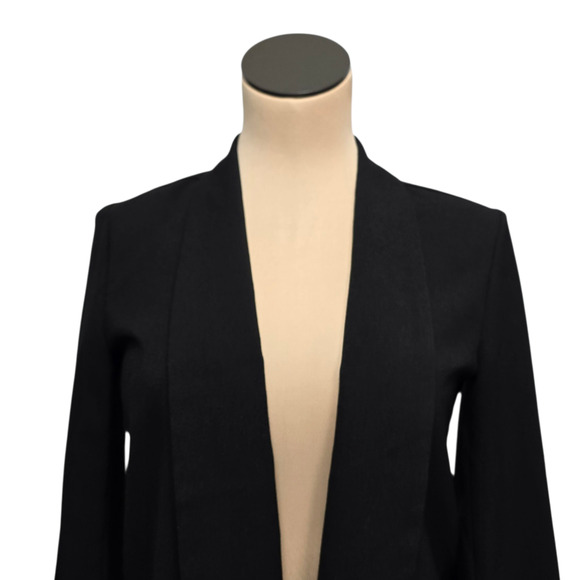 Lilla P Jacket Womens Small Open Front Blazer Cardigan Lightweight Layering Work - Picture 9 of 10